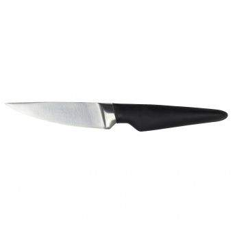 ВЁРДА Нож для чистки овощ/фрукт, черный, 9 см