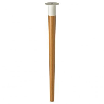 ХИЛВЕР Ножка коническая, бамбук, 70 см