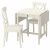 картинка ИНГАТОРП / ИНГОЛЬФ Стол и 2 стула, белый, белый от магазина Wmart