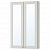 картинка GODMORGON ГОДМОРГОН Зеркальный шкаф с 2 дверцами - Кашён светло-серый 60x14x96 см от магазина Wmart