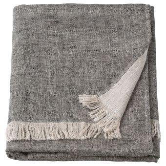 ГУЛЬТАЛЛ Плед, серый, 130x170 см