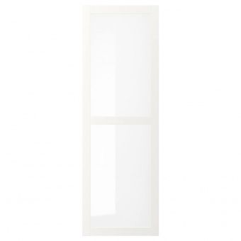 картинка VÄRD ВЭРД Стеклянная дверь - белый 60x180 см от магазина Wmart