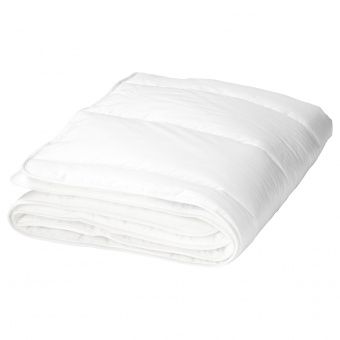 ЛЕН Одеяло в детскую кроватку, белый, 110x125 см