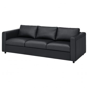 картинка VIMLE ВИМЛЕ 3-местный диван - Гранн/Бумстад черный от магазина Wmart